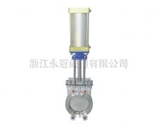 不銹鋼對(duì)夾式氣動(dòng)刀閘閥PZ673W
